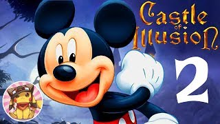 MICKEY MOUSE Castle of Illusion LEVEL 2 - Toyland (All Statues, Chili Peppers, Cards) [HD]