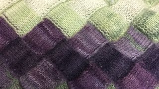 ЭНТРЕЛАК  СПИЦАМИ -- школа вязания  ОЛЬГИ  ПАВЛОВОЙ / Entrelac Knitting  for beginner