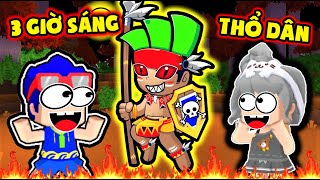 PHONG CẬN TRIỆU HỒI THỔ DÂN LÚC 3 GIỜ SÁNG TRONG LÀNG HERO TEAM | ANH DA ĐEN TRONG MINI WORLD