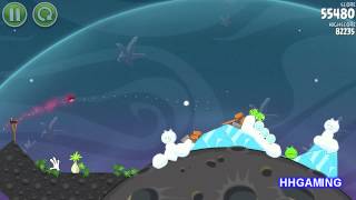 Angry Birds Space - Walkthrough 2-7 3 stars cold cuts level guide how to get three star levels