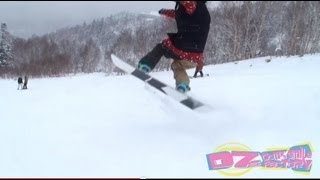 オーリーフロント１８０＠グラトリ基本【初心者スノーボード動画】