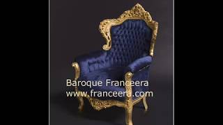 Muebles barrocos modernos Sillones Barroco Luis XV  Barcelona Madrid Malaga Valencia