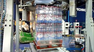 Упаковка паллет стрейч-пленкой: имитация российских дорог