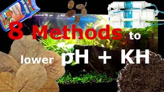 How to lower your pH and hardness / optimize your Tap Water / 8 Methods