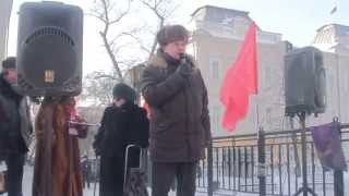 Владимир Аксёнов на митинге против закона о капремонте