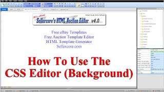 How To Make CSS Background Effects When Generating Free eBay Templates