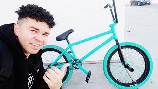 RIDING MY NEW $2,000 AQUA BIKE IN THE STREETS!