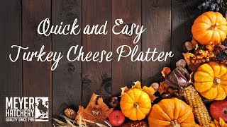 Meyer Makes Easy and Fun Turkey Cheese Platter
