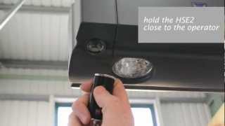 How To Program a Hormann Handset to a new Bi Secur Hormann Promatic Opener