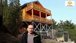 дом из бруса в Крыму