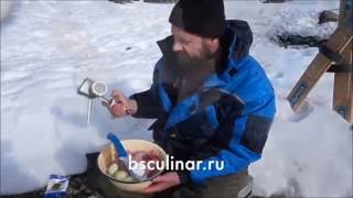 Колбаса из рыбы на рыбалке