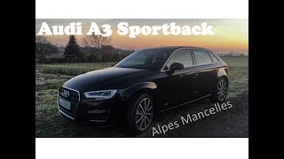 Audi A3 Sportback 2018 - essai dans les Alpes Mancelles et le circuit du Mans