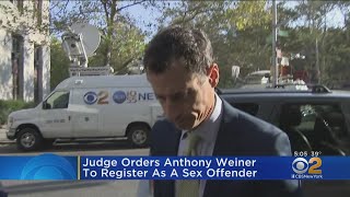 Anthony Weiner Ordered To Register As Sex Offender For 20 Years