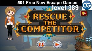 [Walkthrough] 501 Free New Escape Games level 389 - Rescue the competitor - Complete Game