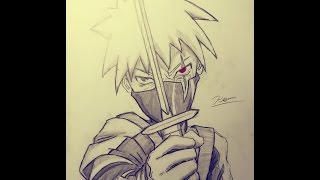 Drawing Kid Kakashi - Naruto / Speed Drawing #3