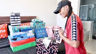 OPENING UP OUR CHRISTMAS GIFTS FINALLY!!