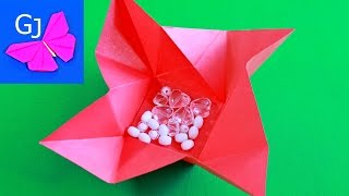 Оригами Конверт из бумаги с сюрпризом