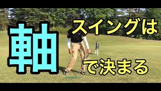 左サイドのリードとピボットターンで完璧な軸回転スイングを身につける！