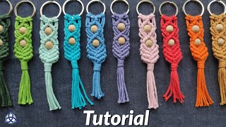 Macrame Keychain Tutorial | DIY Gift Ideas