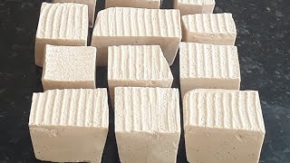 FAÇA SABÃO EM BARRA COM MAMÃO VERDE RECEITA DA ELIETE JORGE.