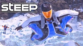 ОГРОМНЫЕ МАМОНТЫ В STEEP! ЭПИЧНЫЕ ГОНКИ В STEEP!