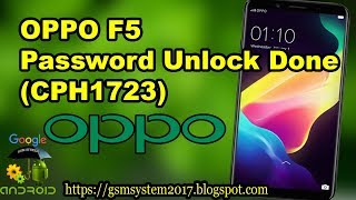 OPPO F5 password unlock done CPH1723