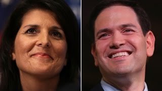 South Carolina Gov. Nikki Haley endorses Marco Rubio