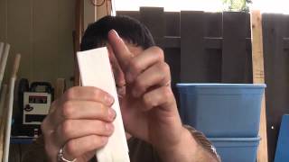 Making a Simple Feather Clamp and Fletching an Arrow Part 1