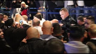WOW!! AMIR KHAN FANS TRY TO ATTACK KELL BROOK LEAVING THE VENUE