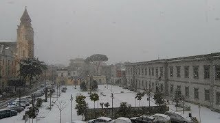 Santa Maria a Vico con la neve