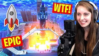 FORTNITE ROCKET LAUNCH + Crack in Sky + Portals