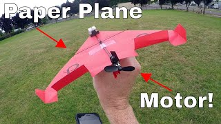 How Far Can a Paper Airplane Fly if You Add a Motor? How Do Planes Really Fly?