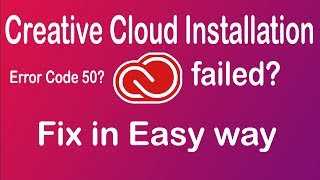 How To Fix Creative Cloud Installation failed | How to fix Adobe Creative Cloud  | Enzyme Rony