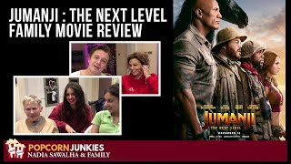 JUMANJI : The Next Level - Nadia Sawalha & The Popcorn Junkies FAMILY REVIEW