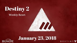 Destiny 2 Weekly Reset for January 23, 2018 - Faction Rally Winner