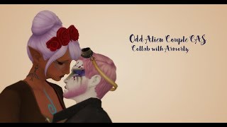 The Sims 4   Odd Alien Couple Collab   CAS   with Armorty