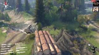 SpinTires 2015 прохождение изменённой карты "Равнины" в кооперативном режиме