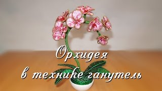 Орхидея в технике ганутель