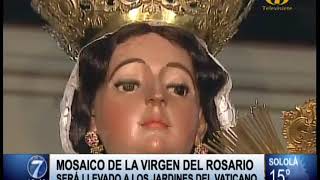 Mosaico de la Virgen del Rosario será llevado a los jardines del Vaticano