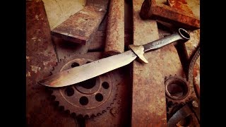Cuchillo forjado de Llave Mecánica. Knife From a Wrench.