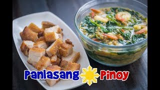 Lechon Kawali and Shrimp Monggo