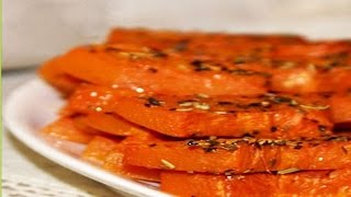 Тыква запеченная в духовке. | Pumpkin baked in the oven.