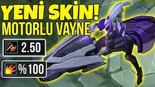 YENİ SKİN KOD ADI VAYNE !! BU KOSTÜMÜN MOTORU VAR RİTO OHA !! 2.50 ATTACK SPEED %100 KRİTİK !!