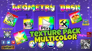 Texture pack "Multicolor" Geometry dash 2.11