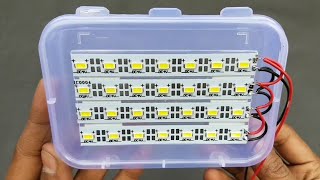 How To Make Rechargeable Emergency Light Using Mobile Battery