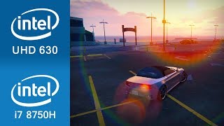 Grand Theft Auto 5 Gameplay Intel UHD Graphics 630 (Low-Medium Settings) (Notebook / Laptop)