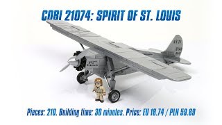 [COBI 21074] Spirit of St. Louis review & speed build