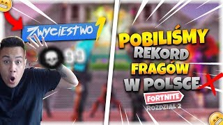 REKORD ŚWIATA FRAGÓW W FORTNITE 2 /DCVANISH/PAWLIK/KRUFKA