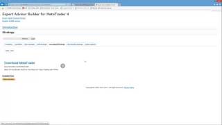 Create your own EA for MT4 | FREE