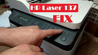 HP Laser MFP137 Нет тонера. Прошивка. Инструкция
